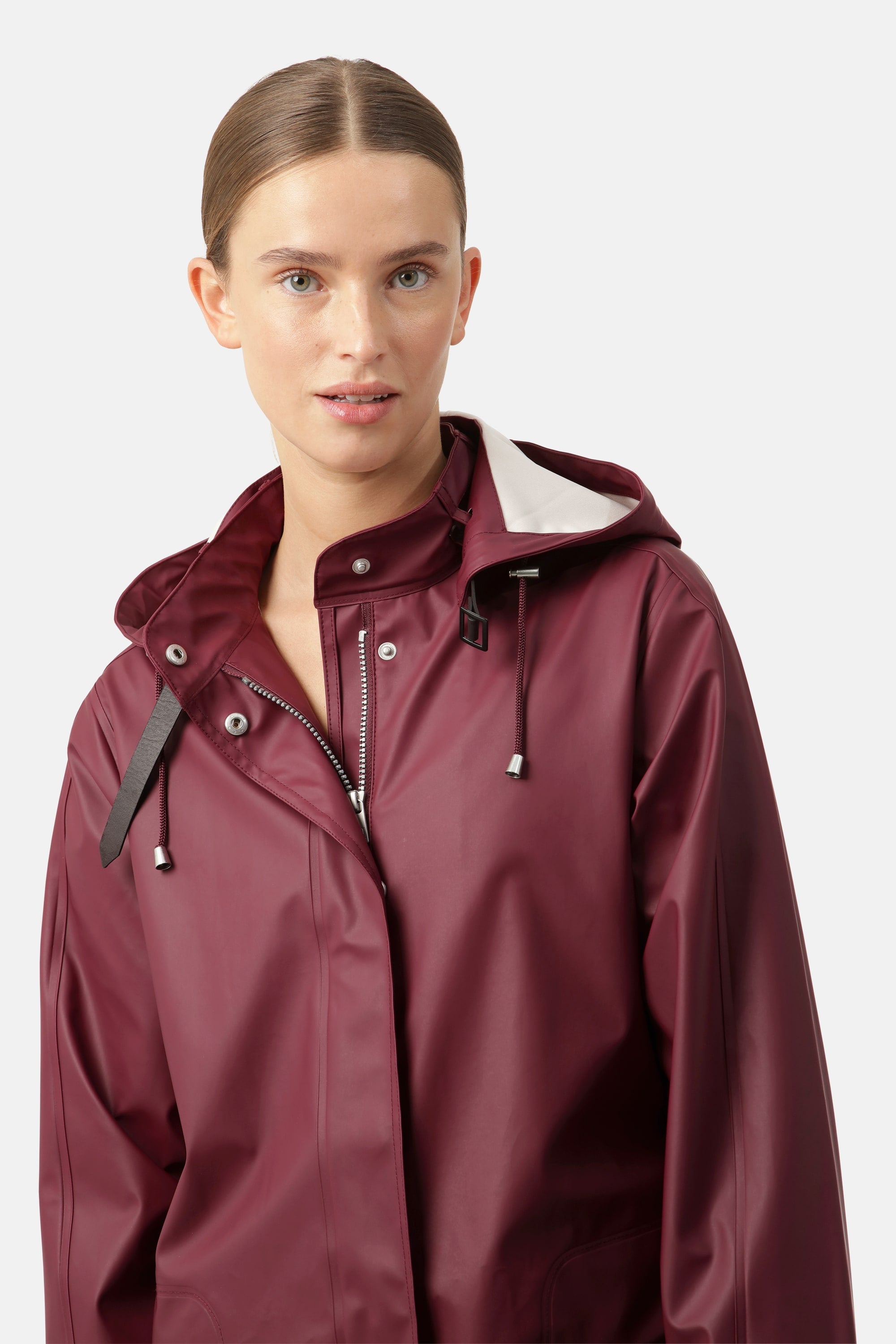 Light Raincoat - Maroon Banner